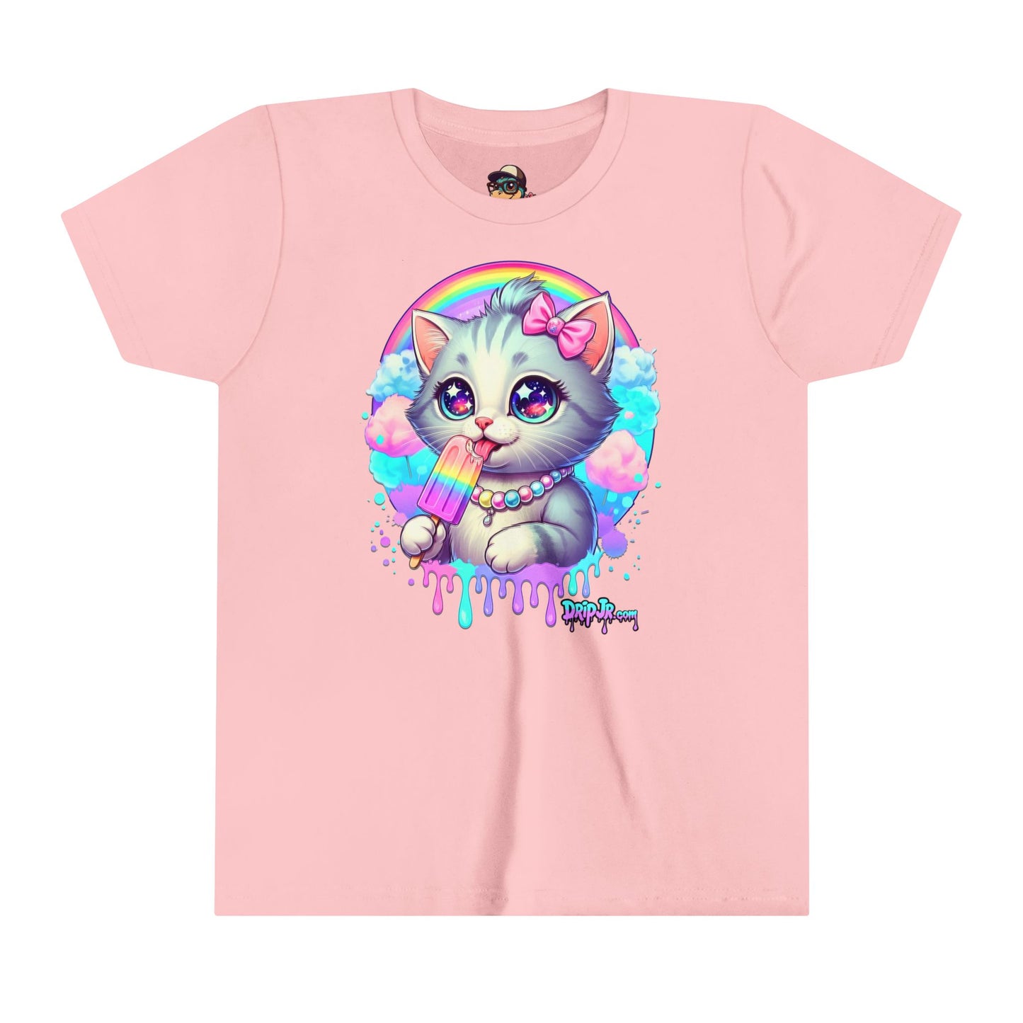 KITTY RAINBOW - Youth Short Sleeve Tee