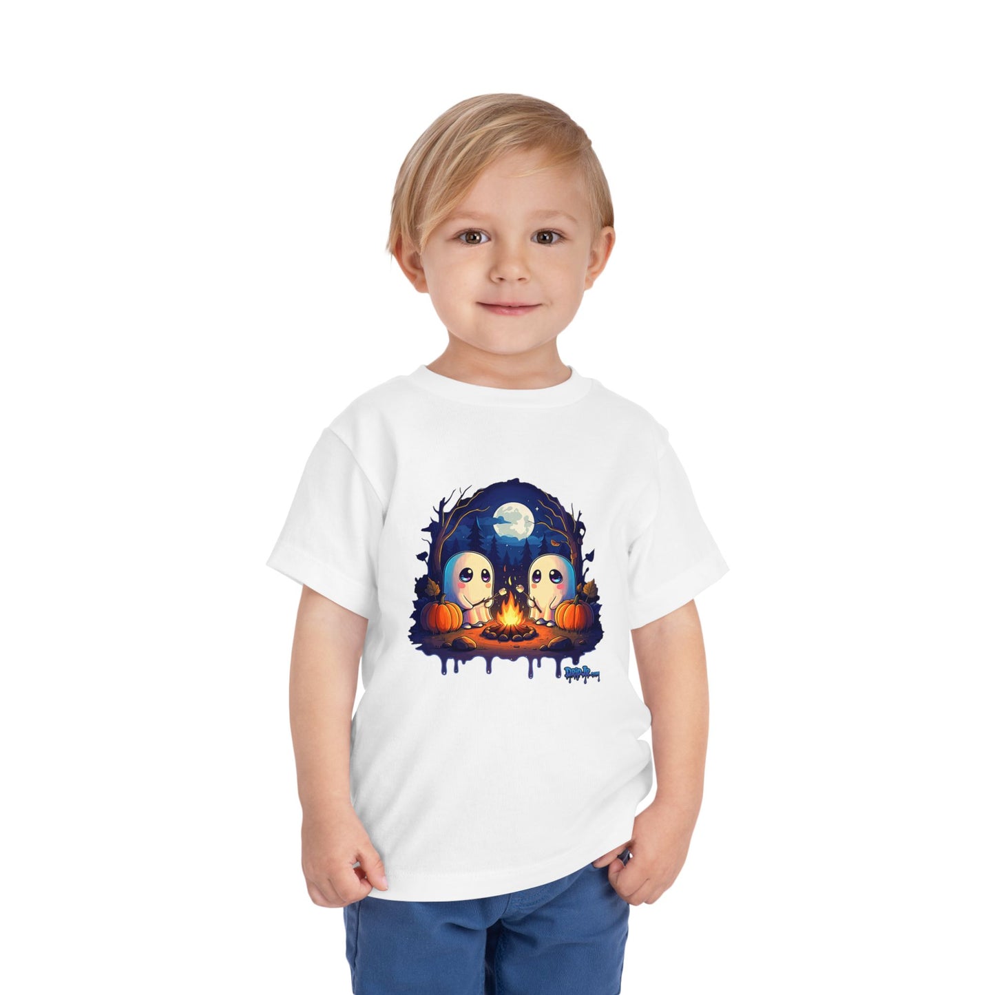 GHOSTLY MARSHMALLOWS - Toddler Short Sleeve Tee