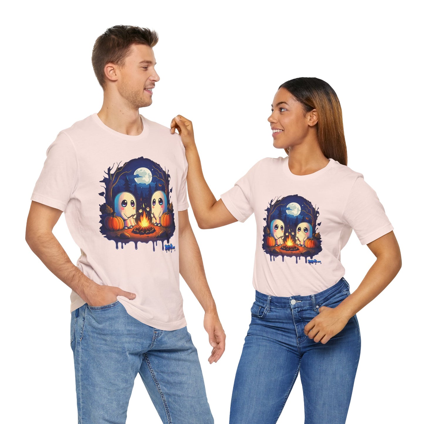 GHOSTLY MARSHMALLOW - Unisex Jersey Short Sleeve Tee