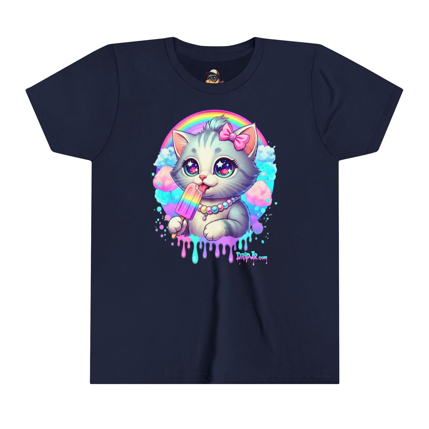 KITTY RAINBOW - Youth Short Sleeve Tee