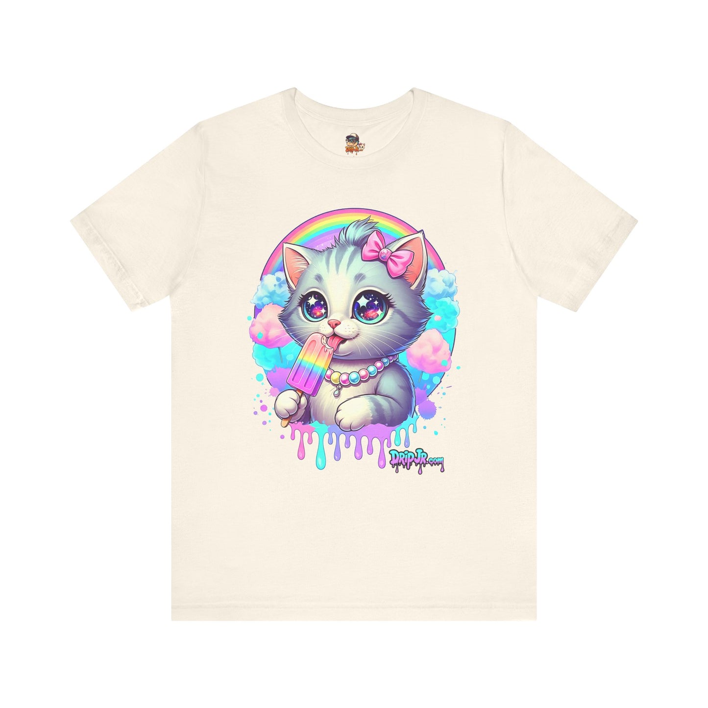 KITTY RAINBOW - Unisex Jersey Short Sleeve Tee