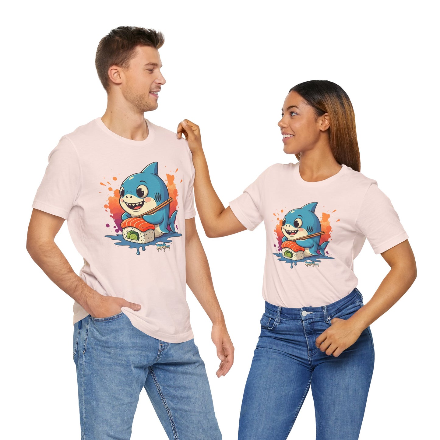 SHARK SUSHI - Unisex Jersey Short Sleeve Tee