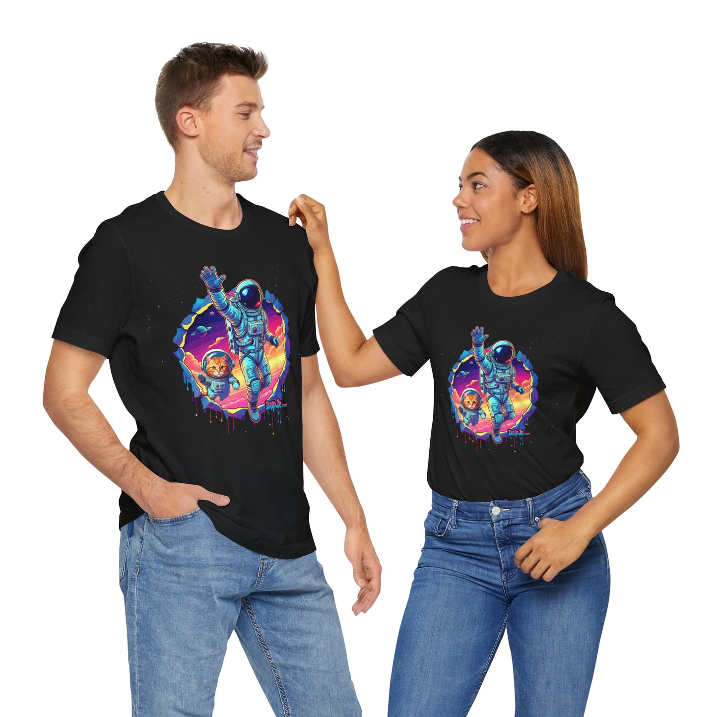 COSMIC DUO - Unisex Jersey Short Sleeve Tee