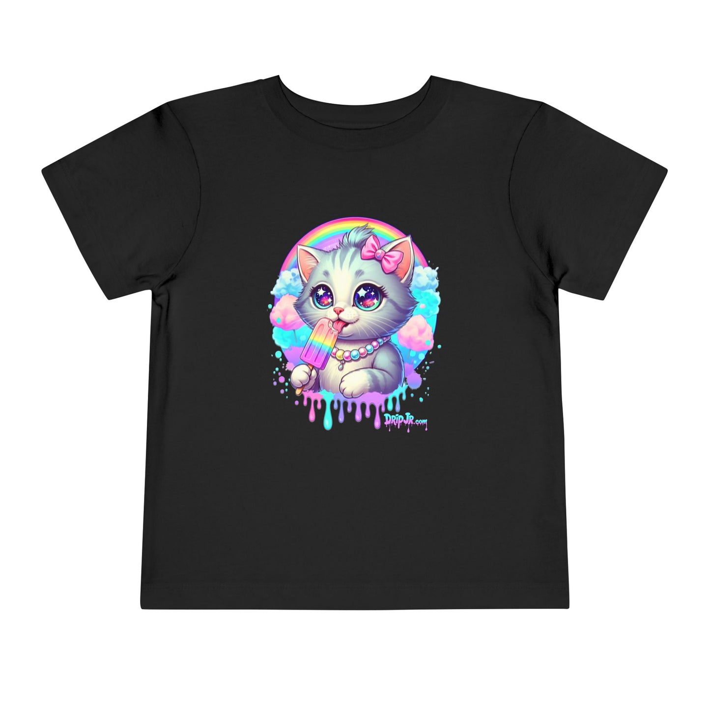 KITTY RAINBOW - Toddler Short Sleeve Tee