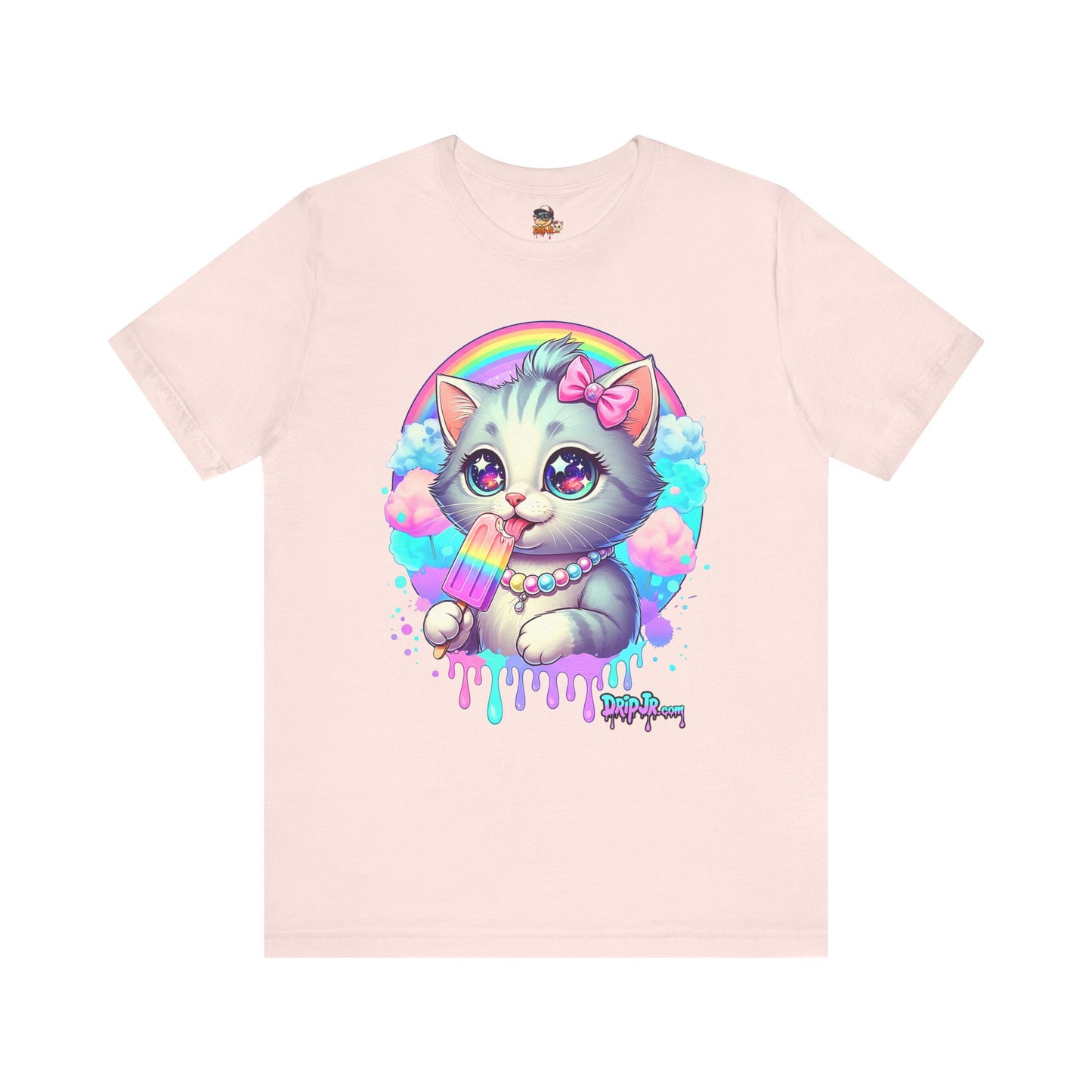 KITTY RAINBOW - Unisex Jersey Short Sleeve Tee