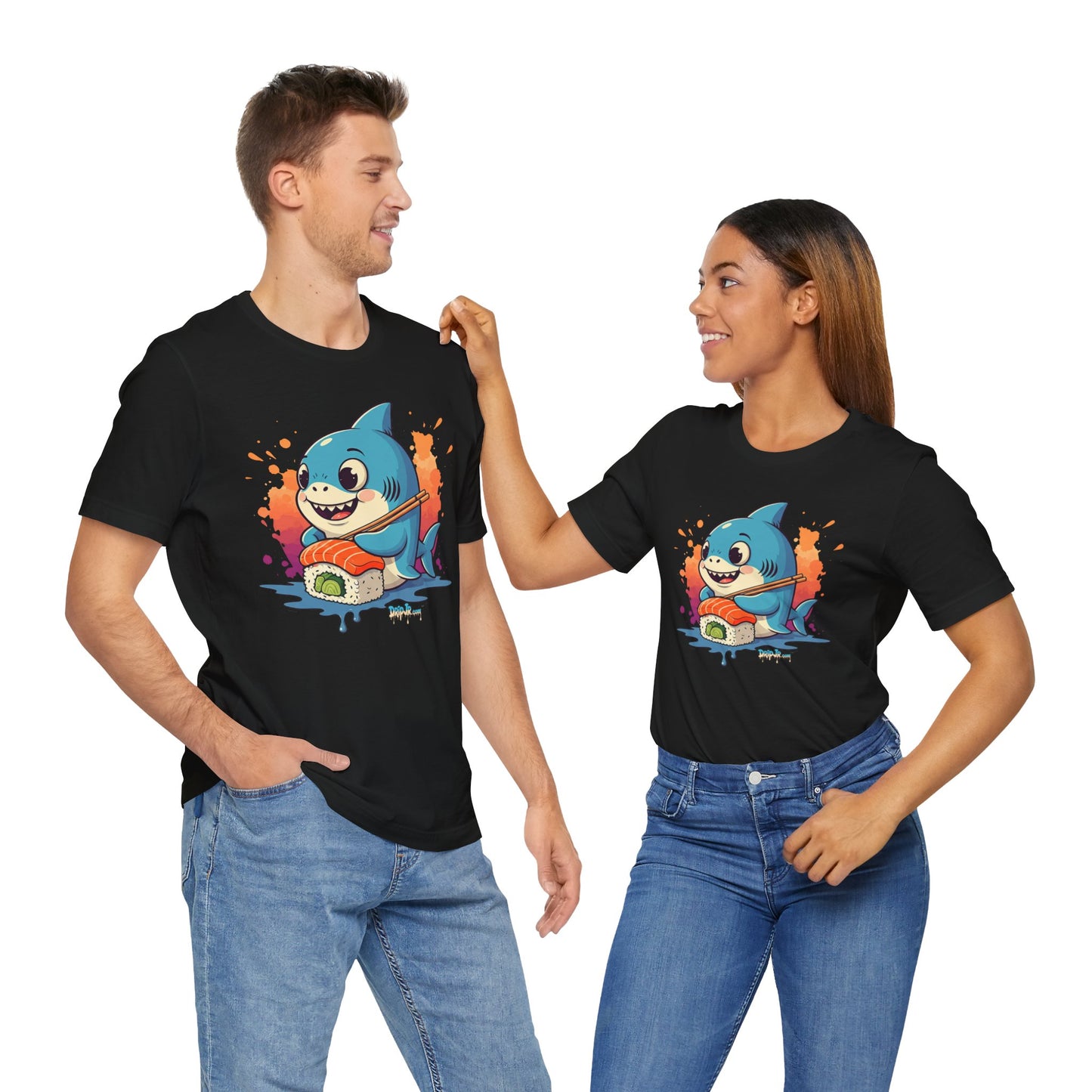 SHARK SUSHI - Unisex Jersey Short Sleeve Tee