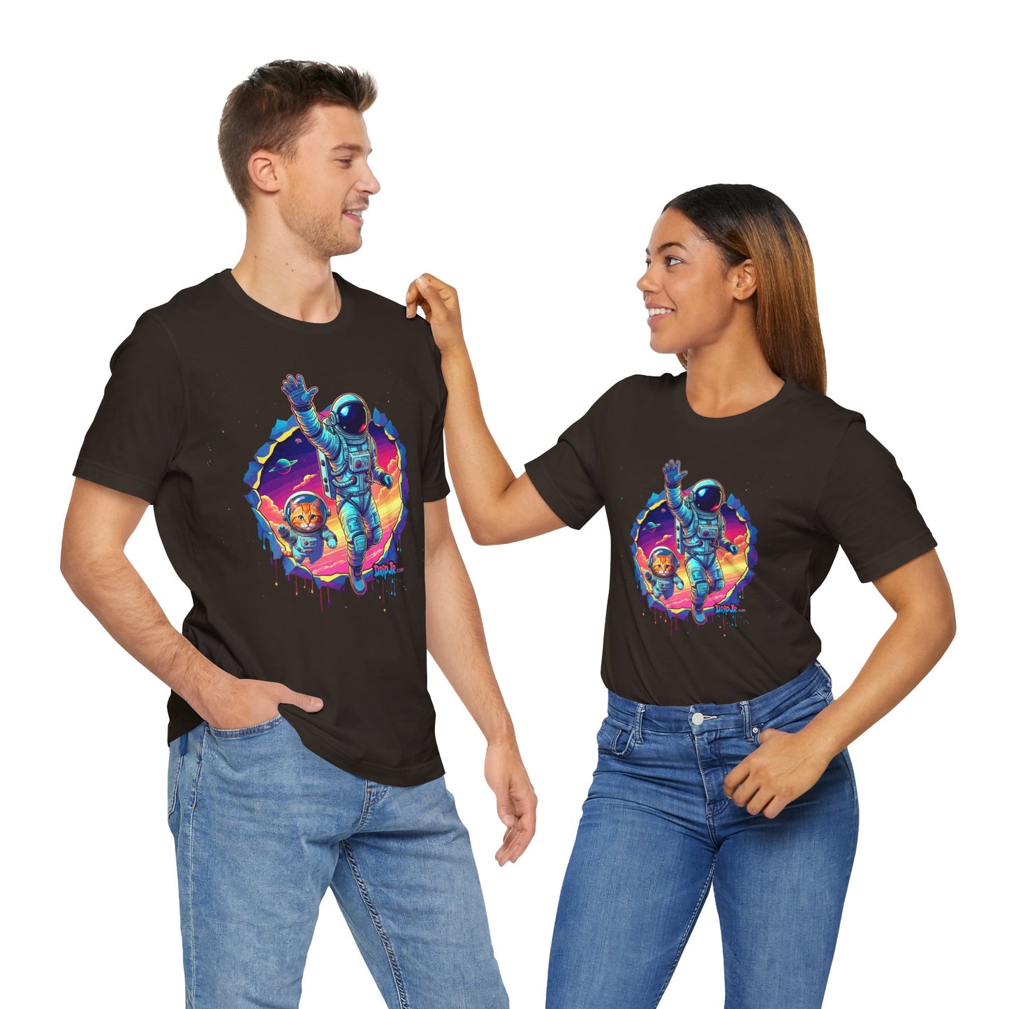 COSMIC DUO - Unisex Jersey Short Sleeve Tee