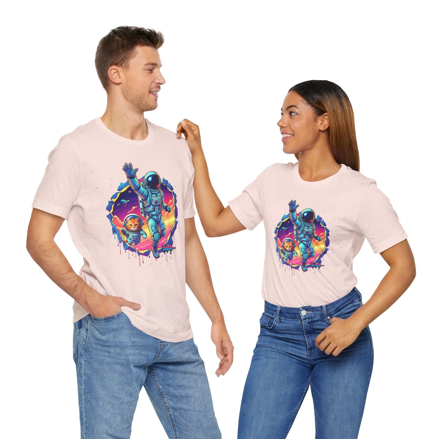 COSMIC DUO - Unisex Jersey Short Sleeve Tee