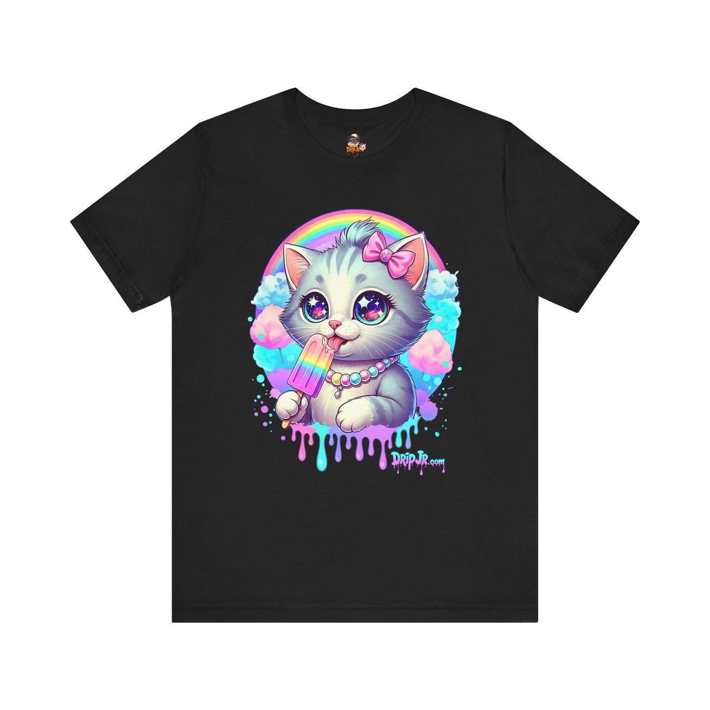 KITTY RAINBOW - Unisex Jersey Short Sleeve Tee