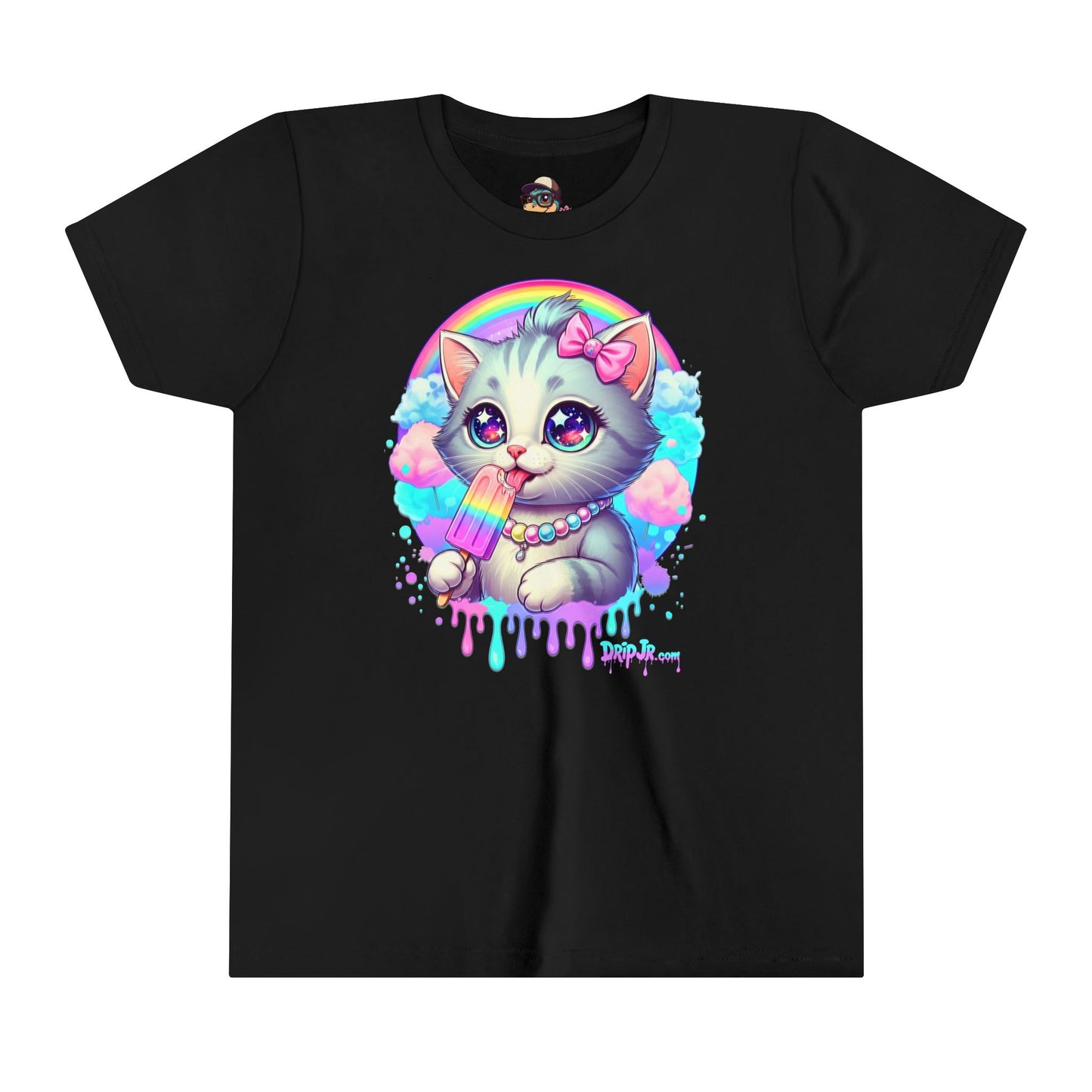 KITTY RAINBOW - Youth Short Sleeve Tee